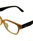 Designer-Glasses-Geek-Nerd-Style-Unisex-Retro-Clear-Lens-YellowBlack-0-2
