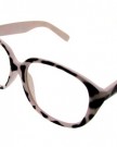 Designer-Glasses-Geek-Style-Unisex-Retro-Clear-Lens-BlackWhite-Frame-0-1