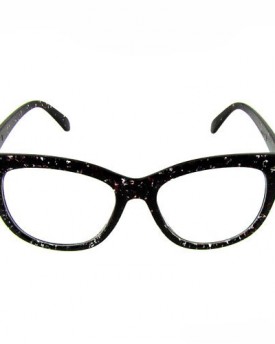 Designer-Glasses-Nerd-Style-Unisex-Clear-Lens-RedBlackClearSilver-0