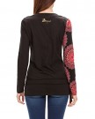 Desigual-Womens-Deluka-Regular-Fit-Long-Sleeve-Top-Black-Size-10-Manufacturer-SizeSmall-0-0