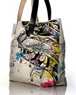Diorama-Concept-Leather-Women-Handbags-Vivid-Parrot-Graphic-Very-Limited-edition-tote-bag-0-2