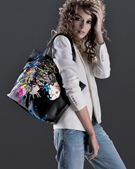 Diorama-Concept-Leather-Women-Handbags-Vivid-Parrot-Graphic-Very-Limited-edition-tote-bag-0-5