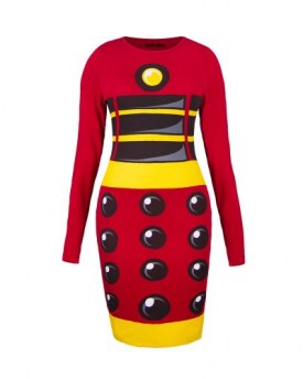Doctor-Who-Dalek-Exterminate-Womens-Red-Con-Dress-L-0
