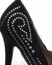 Dolcis-Khloe-Stud-Detail-Black-Womens-High-Heel-Court-Shoes-Size-UK-5-0-4