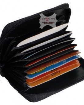 Double-Concertina-Black-Leather-Credit-Card-Holder-with-Purse-Section-and-ID-Window-0