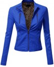 Doublju-Women-Madarin-Collar-Faux-Leather-Blazer-Jacket-0