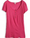 ESPRIT-Womens-Button-down-Short-Sleeve-T-Shirt-Pink-Rosa-FUCHSIA-671-16-0-1