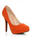 EVE-Orange-Faux-Suede-Stiletto-High-Heel-Platform-Court-Shoes-Size-UK-8-EU-41-0-0