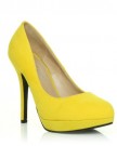 EVE-Yellow-Faux-Suede-Stiletto-High-Heel-Platform-Court-Shoes-Size-UK-3-EU-36-0-0
