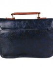 Ecosusi-British-Style-Women-Vintage-Faux-Leather-Satchel-Handbag-Briefcase-Messenger-Bag-Dark-blue-0-1
