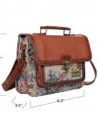 Ecosusi-Women-Designer-Vintage-Leather-Satchel-Shoulder-Bag-Briefcase-Handbag-brown-floral-0-1