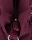 Ecosusi-Women-Soft-Leather-Suede-Tote-Handbag-Hobo-Satchel-Bag-With-Silver-Tassel-Wine-red-0-3