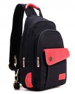 Eshow-Girls-Canvas-Travel-Backpack-Black-0