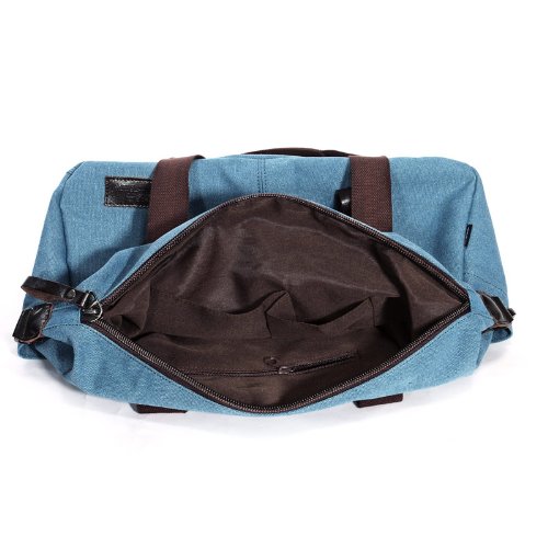 Eshow Women's Canvas Multipurpose Shoulder Bag, Blue - Image 6