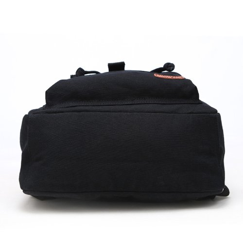 Eshow Women's Canvas Travel Backpack, Black - Image 5
