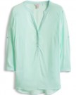 Esprit-Womens-054EE1F003-Button-Front-34-Sleeve-Blouse-Green-Frozen-Mint-Size-14-Manufacturer-Size40-EU-0-1
