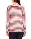 Esprit-Womens-104EE1K028-Striped-Boat-Neck-Long-Sleeve-T-Shirt-Yellow-Deep-Sunset-Size-10-Manufacturer-SizeSmall-0-0