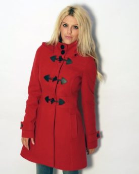 Expose-Womens-Duffle-Coat-Red-0