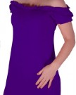 Eyecatch-TM-Nikita-Womens-Gypsy-Tunic-Plus-Size-Ladies-Off-The-Shoulder-Boho-T-Shirt-Long-Top-Purple-Size-22-24-0-0