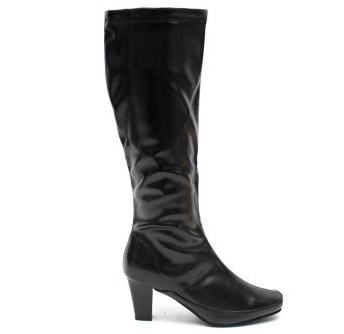 F10329A-Womens-Black-Classic-Fashion-Knee-High-Heel-Winter-Boots-Size-Uk-4-0