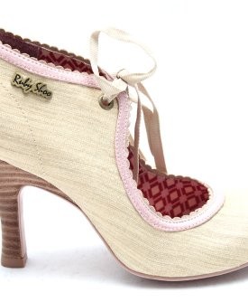 F10600Crm-Ruby-Shoo-Gwyneth-Paisley-Womens-Lace-Up-Ankle-Shoes-High-Heels-Size-Uk-4-0
