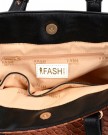FASHs-Faux-Snake-Leather-Tote-Handbag-Black-0-2
