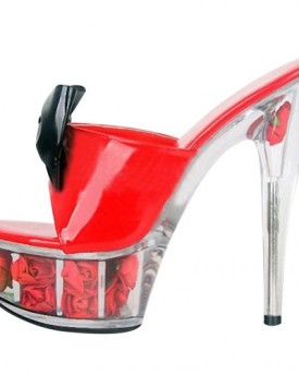 FEI-Ladies-Women-Sexy-PU-Flower-Stiletto-Fetish-Mules-Platform-Slipper-High-Heels-Slides-Sandals-Fancy-Costume-red-45UK-0