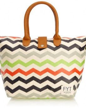 FYTCO-Unisex-Adult-Touchen-Weekend-Canvas-and-Beach-Tote-Bag-BA248-Zig-Zag-Print-0