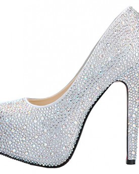 Fabulous-Sparkling-45-Inches-High-Heel-Platform-Wedding-Party-Shoes-UK-NEXT-DAY-DELIVERYUK55Silver-0