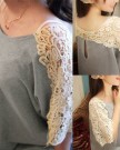 Fashion-Womens-Hollow-Crochet-Batwing-Sleeve-Blouse-Lace-Floral-Shoulder-Loose-Shirt-Top-M-0-1