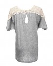 Fashion-Womens-Hollow-Crochet-Batwing-Sleeve-Blouse-Lace-Floral-Shoulder-Loose-Shirt-Top-M-0-3