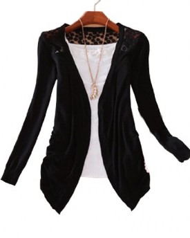 Fashion-Womens-Lace-Crochet-Knit-Spring-Cardigan-Sweater-Candy-Colours-Long-Sleeve-Blouse-Tops-Shirt-Black-0