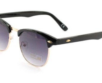 FashionLDN-New-Classic-Retro-1980s-Vintage-Wayfarer-Tortoise-Black-Gold-Clubmaster-Mens-Womens-Sunglasses-Full-UV400-Black-Gold-0