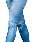 Fei-Lu-Womens-Denim-Look-One-Size-Jeggings-Blue-Diamond-Jeans-0