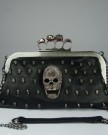 Feishanglige-Women-Evening-Clutch-Bag-with-Black-Satin-Skull-Ring-Knuckle-Duster-Four-Rings-Party-Night-Club-Bag-F022200037-0-2