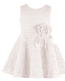 Finejo-Girls-Sleeveless-Lace-Vest-Skirt-Princess-Dress-White-130-0