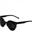 Finejo-Unisex-Retro-Designer-Super-Round-Circle-Cat-Eye-Semi-Rimless-Sunglasses-Black-0-0