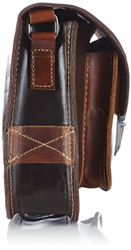 Fly London Womens Alba Cross-Body Bag P974519003 Dark Brown/Camel - Image 4
