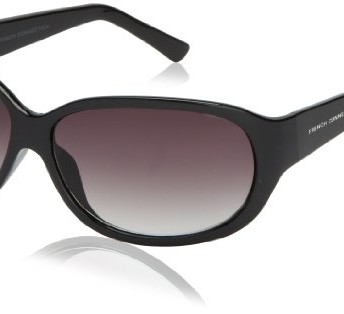 French-Connection-Ladies-Womens-Fashion-Wrap-Sunglasses-Black-One-Size-0