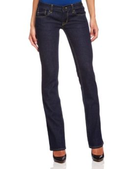 French-Connection-Nancy-Denim-Straight-Womens-Jeans-Dark-Enzyme-Size-12-0