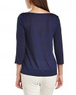 French-Connection-Womens-FT-Polly-Scallop-Long-Sleeve-Top-Prussian-Blue-Size-10-Manufacturer-SizeSmall-0-0