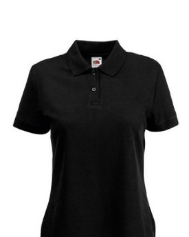 Fruit-Of-The-Loom-Womens-Lady-Fit-6535-Short-Sleeve-Polo-Shirt-L-Black-0