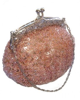 Fully-Sequined-Beaded-Antique-Style-Wedding-Evening-Formal-Cocktail-Bag-Clutch-Purse-CHAMPAGNE-0