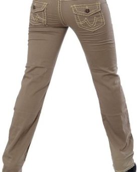 G017-Womens-Jeans-Straight-Leg-pants-ColorCoffeeSizes42-XL-0