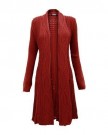 GENERATION-FASHION-LADIES-CABLE-KNIT-KNITTED-BOYFRIEND-OPEN-CARDIGAN-RUST-SM-0