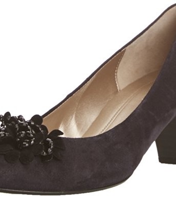 Gabor-Womens-Alenjo-Court-Shoes-9520216-BlueBlack-Suede-45-UK-375-EU-0