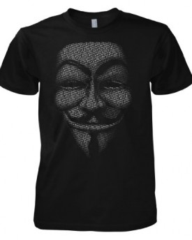 Geek-Hacker-Anonymous-Slogan-Mask-701475-T-Shirt-L-0