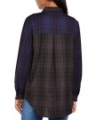 Gestuz-Womens-Maro-AO-14-Checkered-Button-Front-Long-Sleeve-Shirt-Blue-Check-Size-12-Manufacturer-Size40-0-0