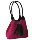 Giglio-Medium-Soft-Italian-Leather-and-Suede-Handmade-Reversible-Shoulder-Bag-Green-and-Black-0-3