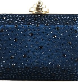 Girly-HandBags-New-Diamante-Satin-Hard-Case-Evening-Clutch-Bag-Designer-Diamonte-Gold-Clasp-0